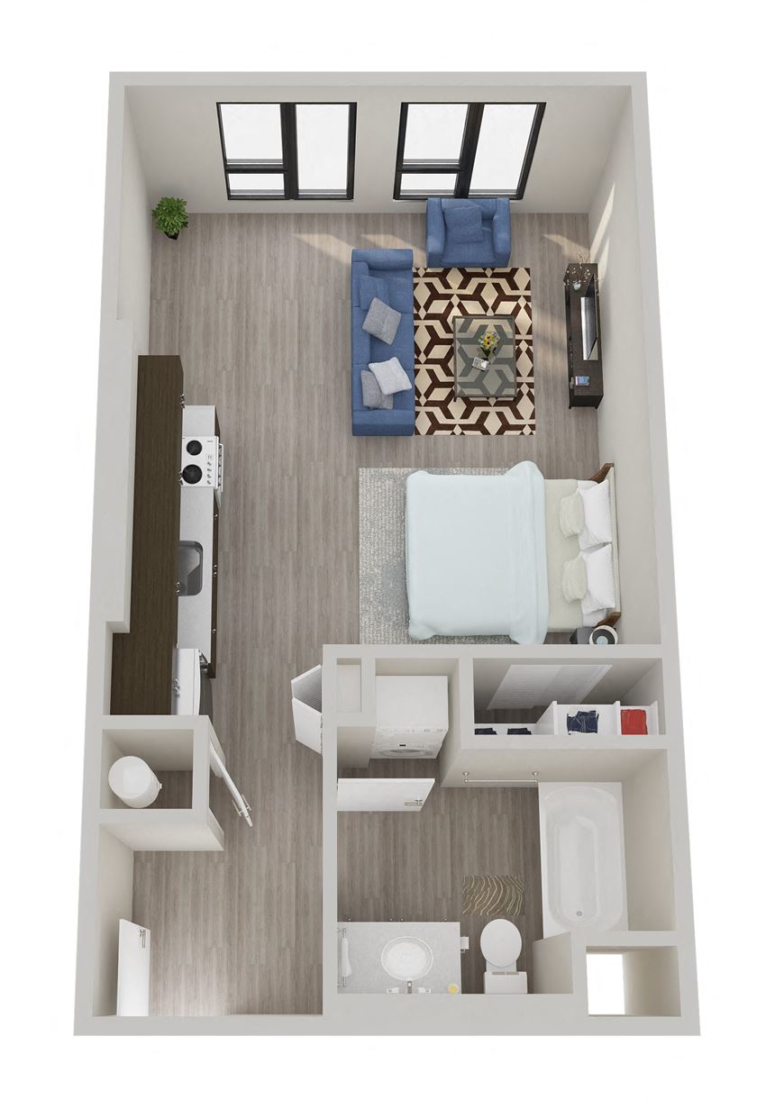 The Hixon Apartments S2 Floor Plan The Hixon Apartments S2 Floor Plan